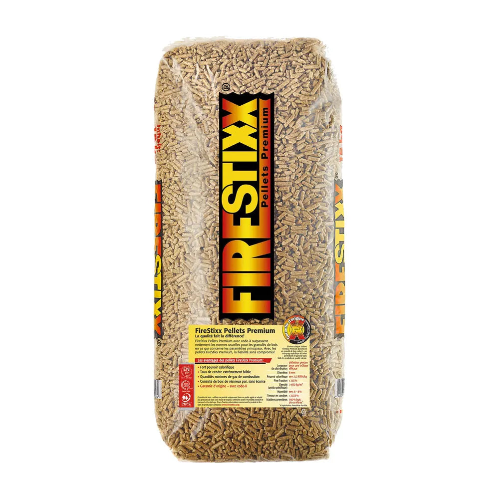 Pellet  firestix  bancale da 66 sacchi x 15 kg