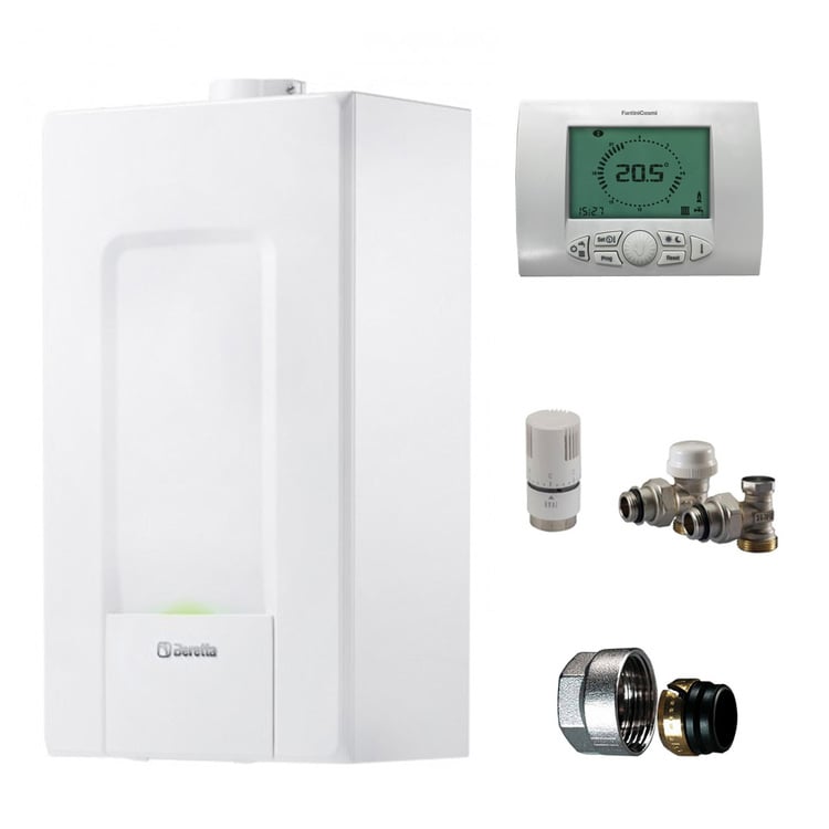 Caldaia a condensazione Beretta Mynute X 30C p C.S.I. camera stagna 24 kW metano GPL A+
