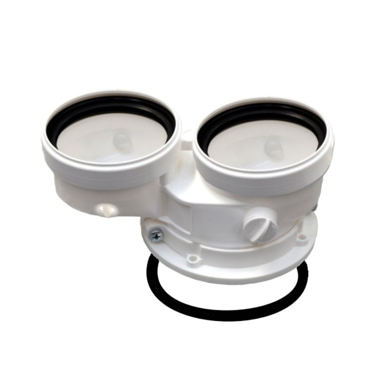 Caldaia Ferroli Theta 24 C a condensazione 20 kW camera stagna metano/gpl con kit scarico fumi sdoppiato