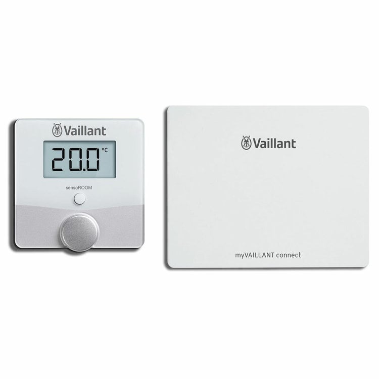 Caldaia Vaillant ecoTEC plus VMW 26 CS/1-5 a condensazione camera stagna 25 kW metano + termostato smart SensoROOM Connect