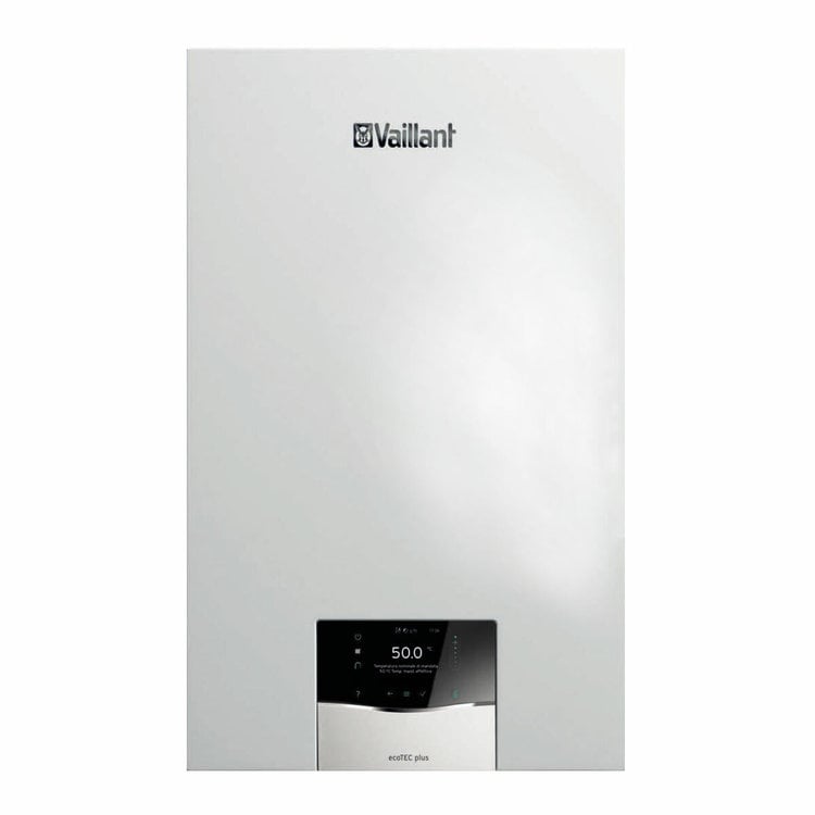 Caldaia Vaillant ecoTEC plus VMW 35 CS/1-5 a condensazione camera stagna 35 kW metano + termostato smart SensoROOM Connect