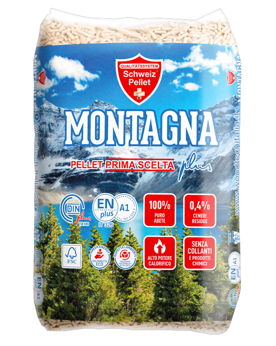 Pellet montagna bancale da 66 x 15kg  abete